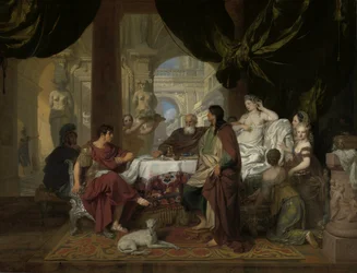 Das Gastmahl der Kleopatra, ca. 1675-80